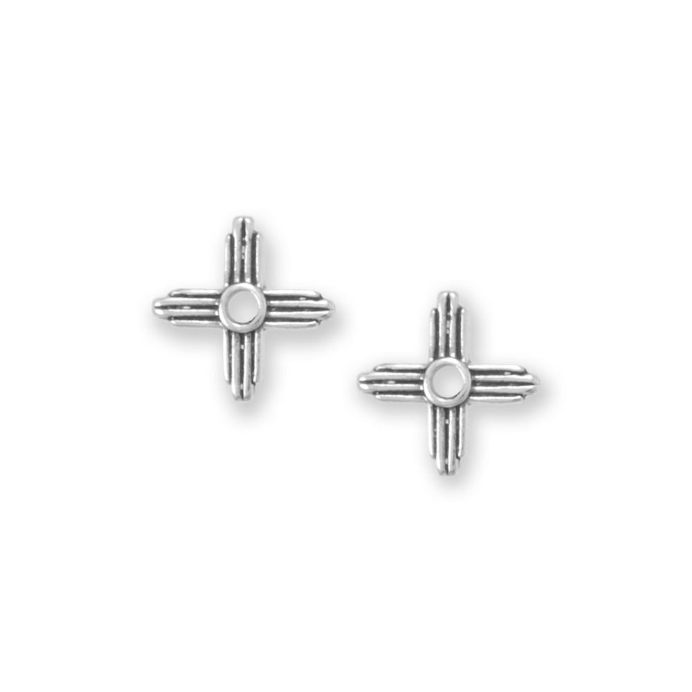 Zia Symbol Stud Earrings