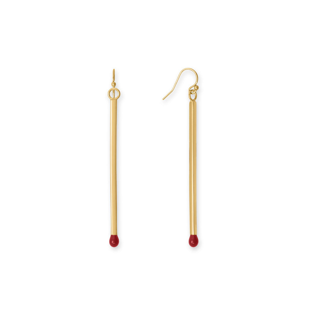 Matchstick French Wire Earrings