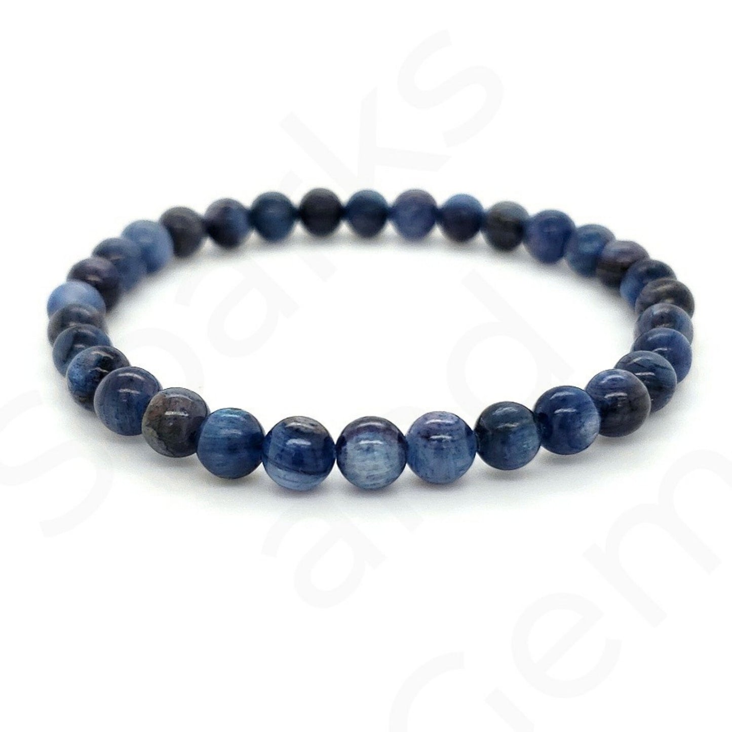 6mm Kyanite Bracelet - Sparks and Gem