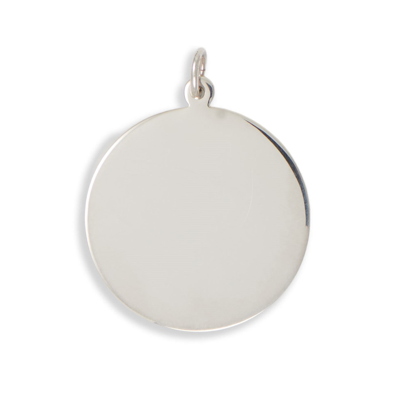 30mm Round Engravable Pendant