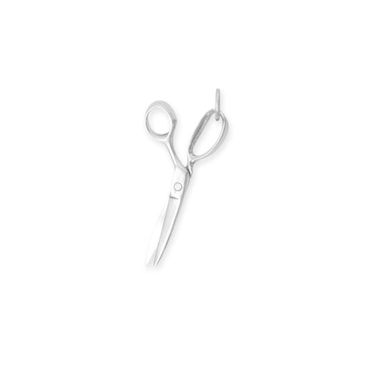 Oxidized 3D Sewing Shears Charm