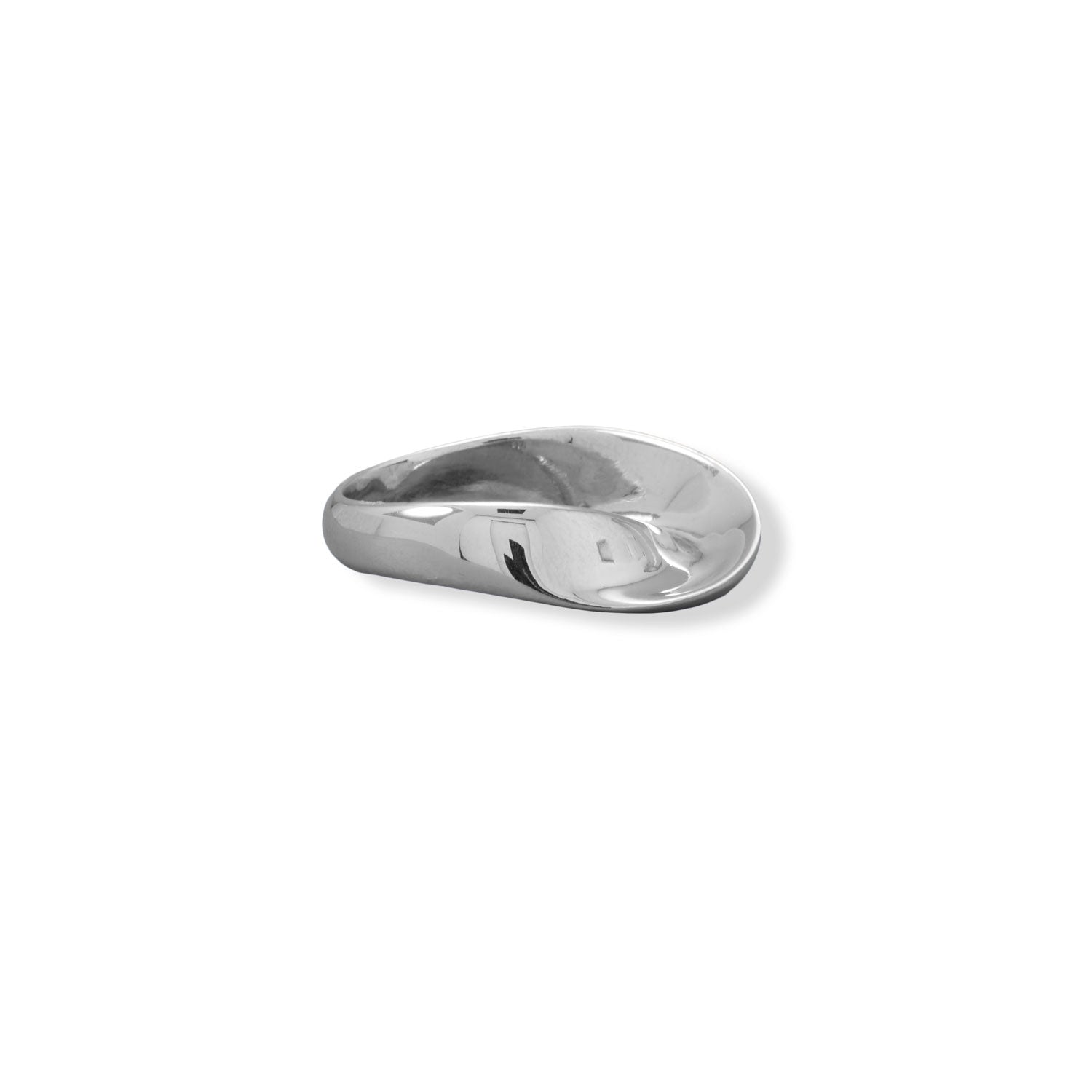 Polished Ribbon Twist Sterling Silver Ring - Sparks and Gem