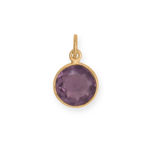 Purple Glass Drop Charm from Sparks and Gem (A+ BBB Rating)