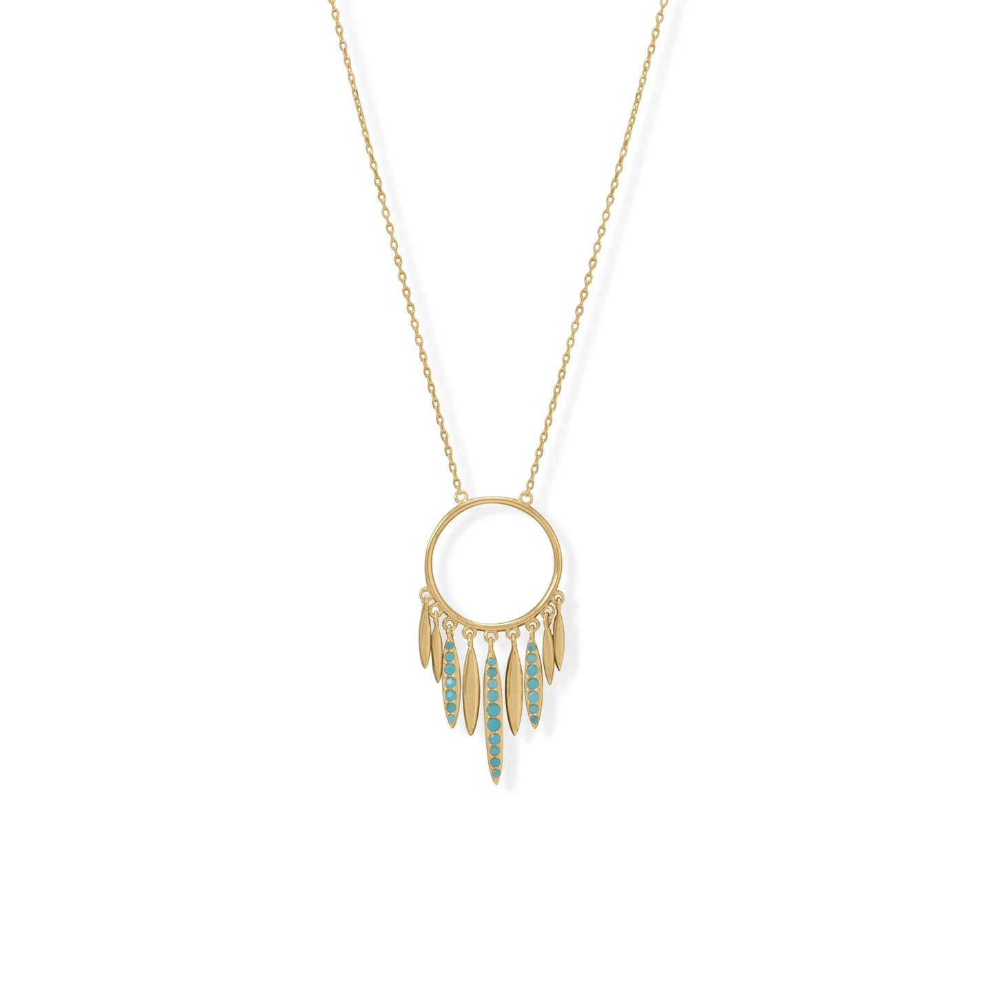 Adjustable Dream Catcher Inspired Drop Necklace from Sparks and Gem (A+ BBB Rating)