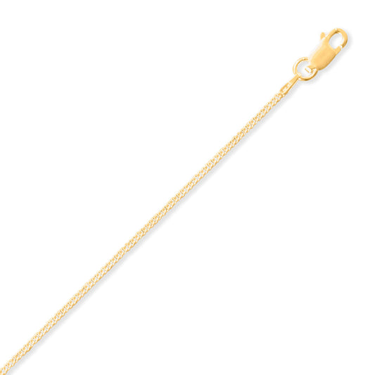 1.4mm Curb Chain Necklace (040) - Sparks and Gem